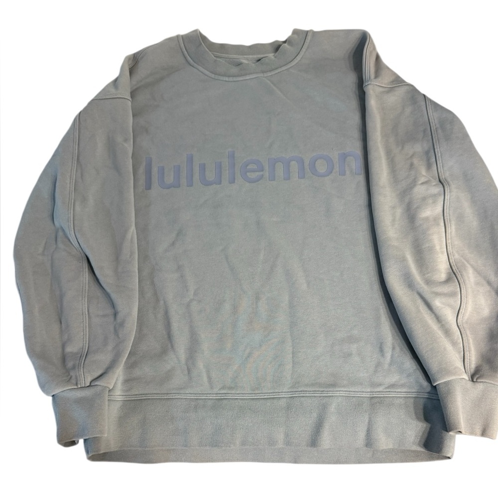 Lululemon Athletica Blue Gray Sweatshirt Size 6. Great Condition!